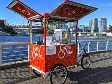 Кофейный трицикл на заказ