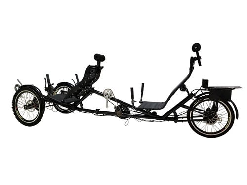 Trike électrique tandem couché