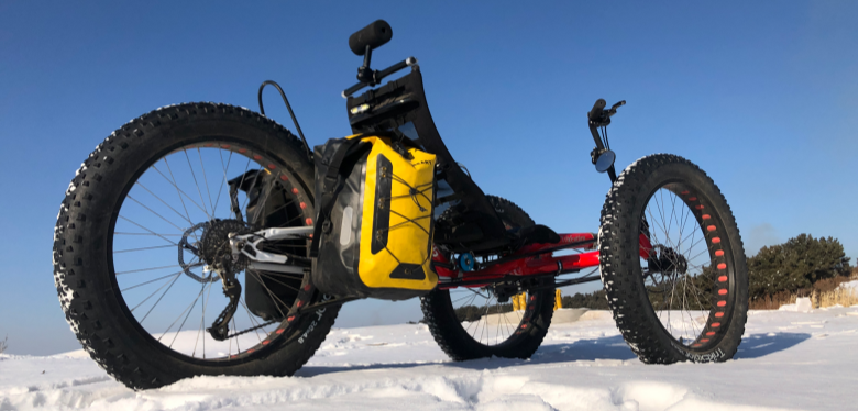 TrikExplor F326 Recumbent Trike with 26×4.0 Fat Tires – Ready for Off Road Adventure