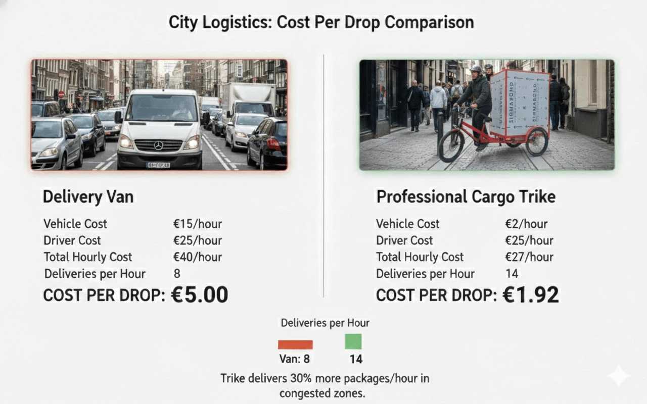 Gráfico comparativo de entregas por hora